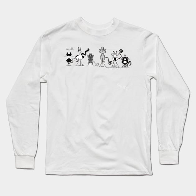 KINKY KITTY - Kinky Group Long Sleeve T-Shirt by Kartoon